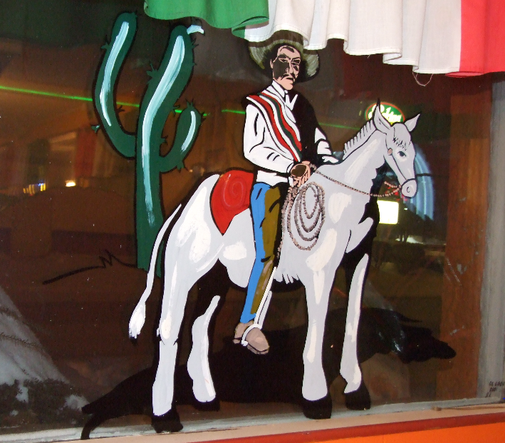 Mexican rancher on horse