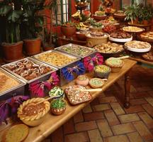 Catering Layout for Mexican cuisine feast
